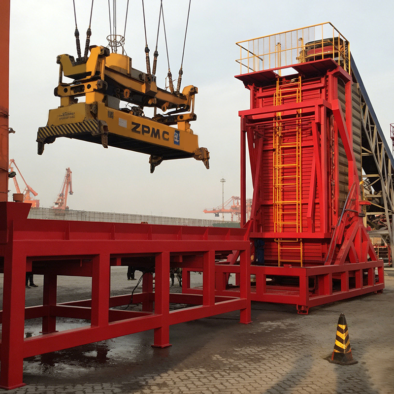 Continu containerbehandelingssysteem