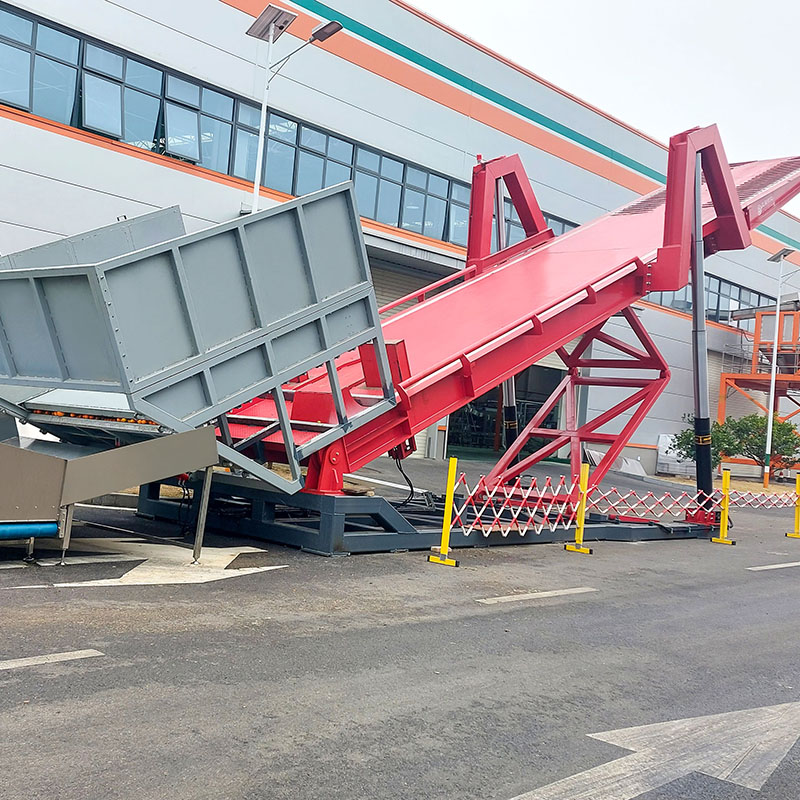 Pitloze vrachtwagendumper